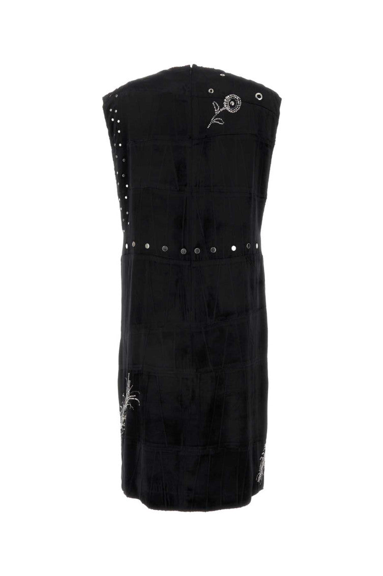Black velvet dress 2