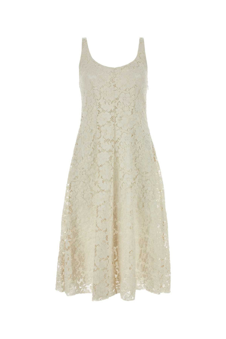 Ivory lace dress 1
