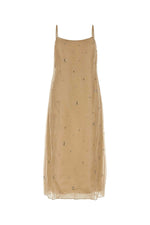 Beige organza dress 1