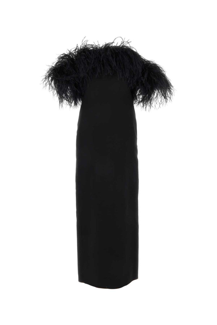 Black crepe dress 1