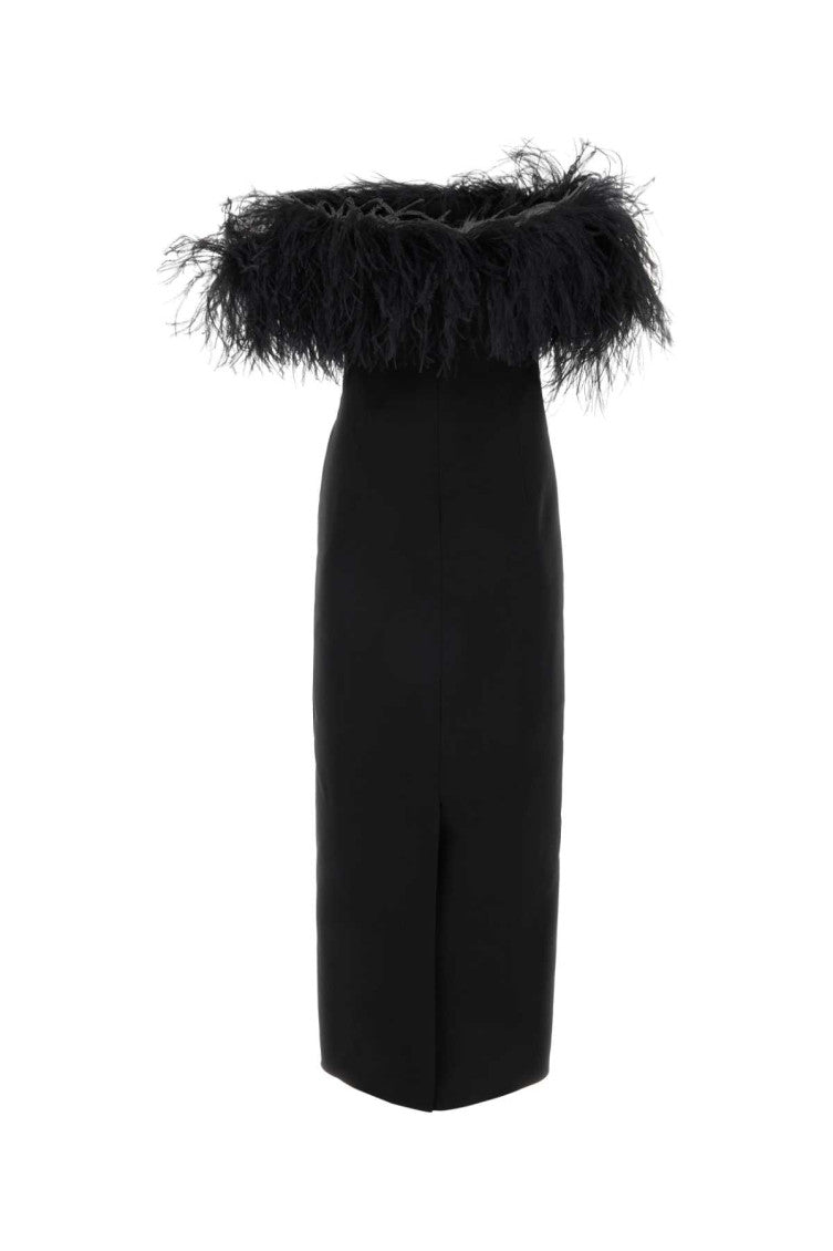 Black crepe dress 2