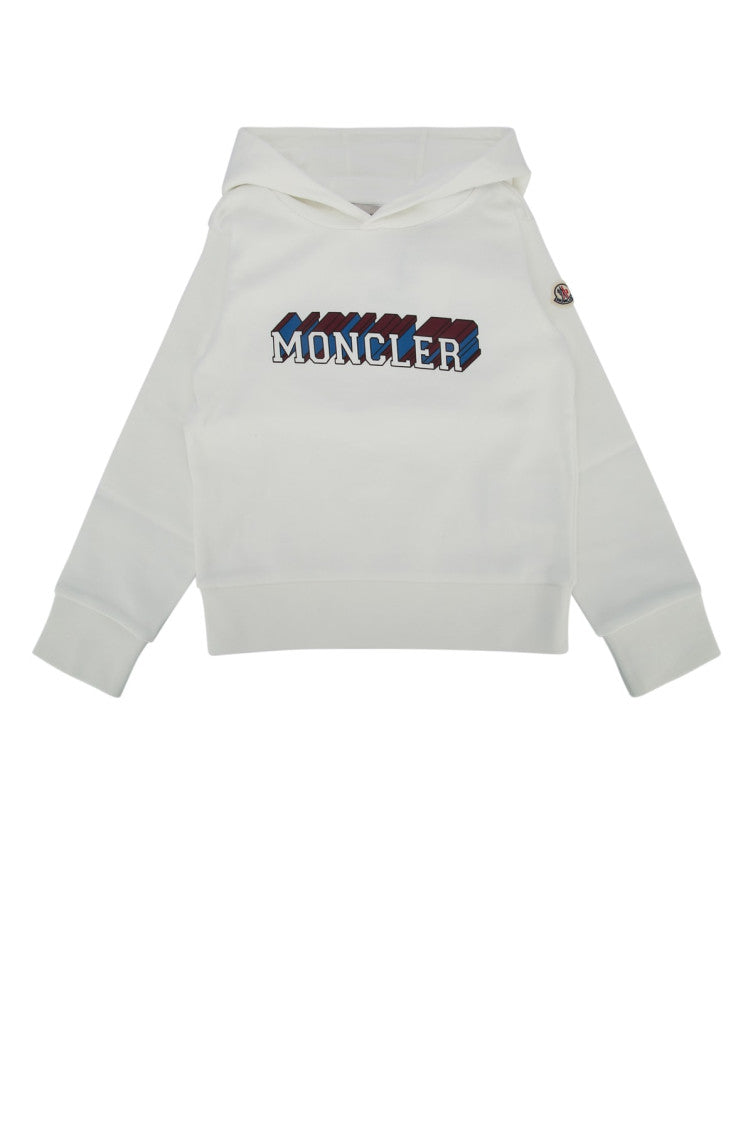 Kids White Logo Hoodie 1