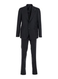 Black Single-Breasted Suit 1