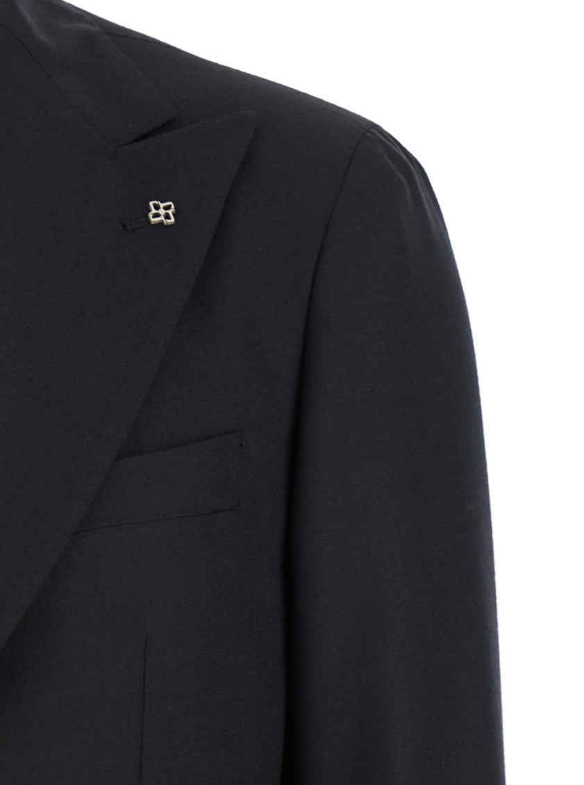 Black Single-Breasted Suit 3