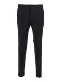 Black Slim Fit Wool Pants 1