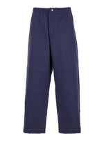 Blue Elastic Waist Pants 1