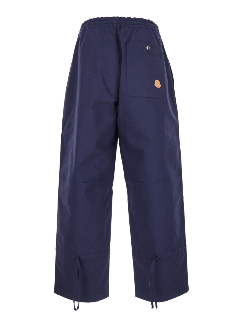Blue Elastic Waist Pants 2