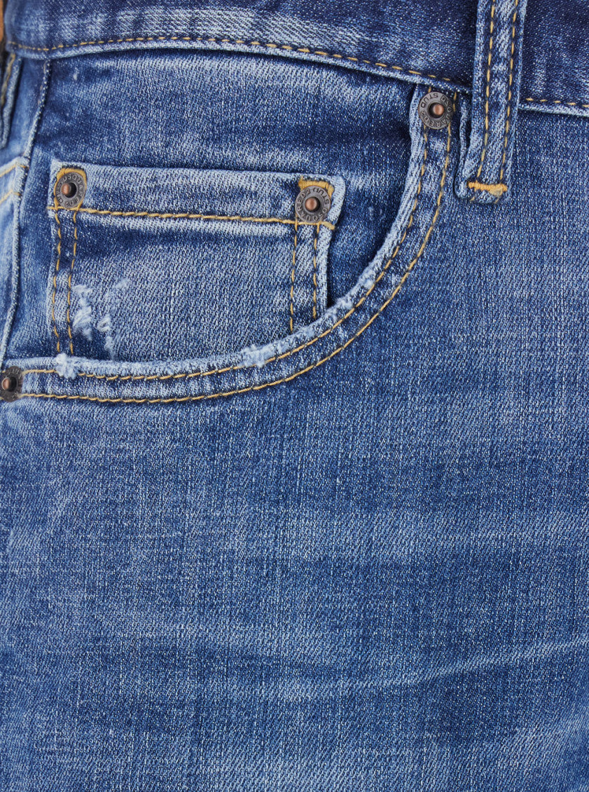 Blue Distressed Jeans 3