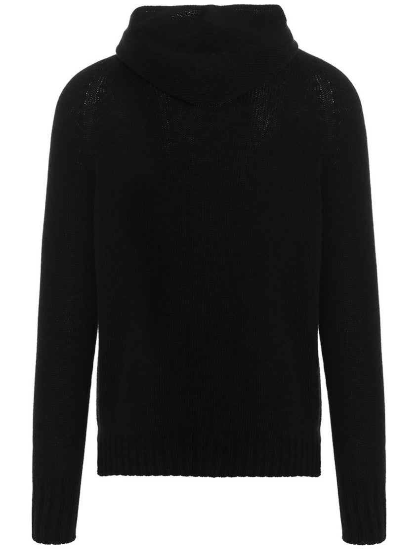 Black Hooded sweater 2