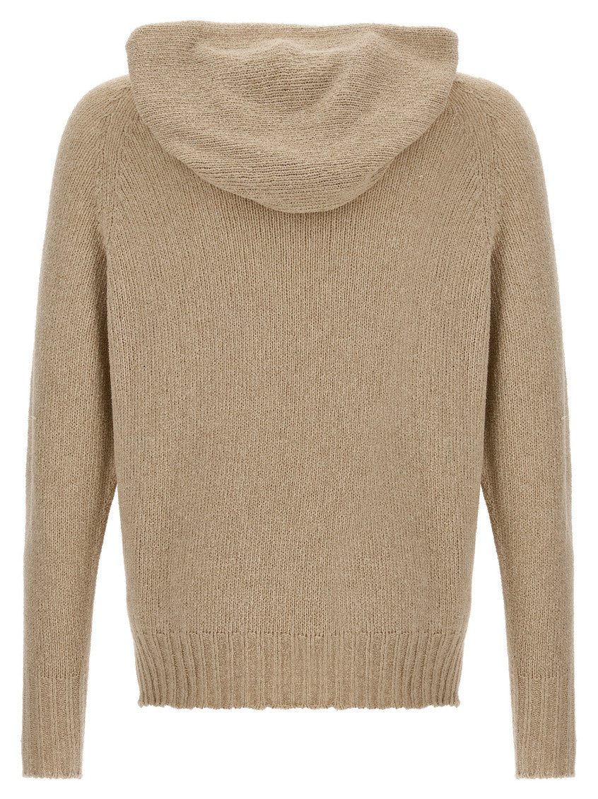 Beige Hooded sweater 2