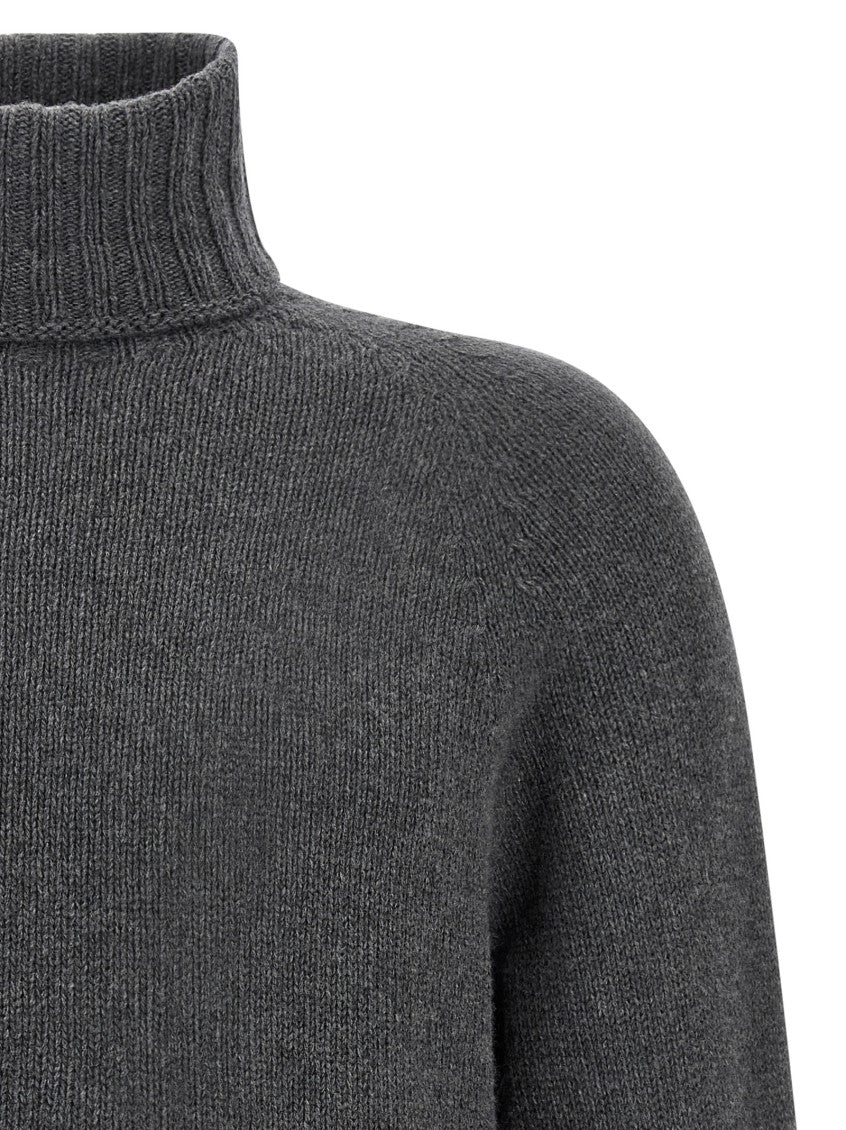 Grey High neck sweater 3