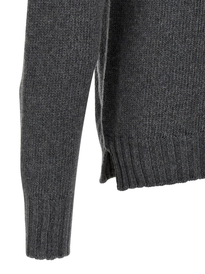 Grey High neck sweater 4