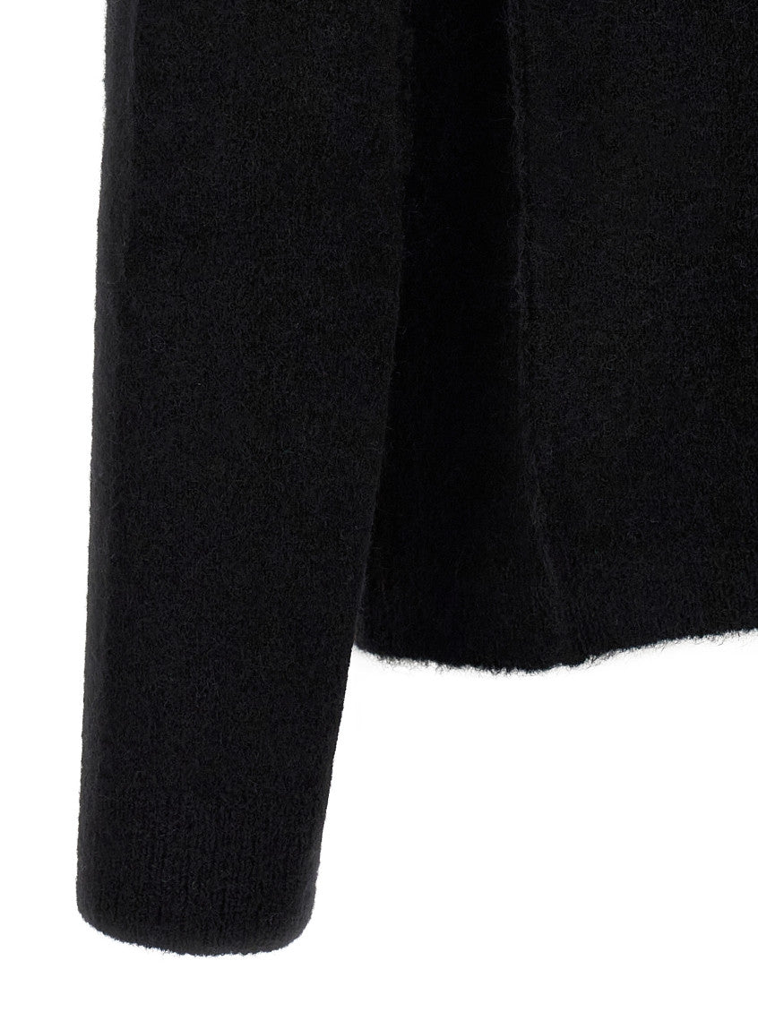Black 'LS Top' sweater 4