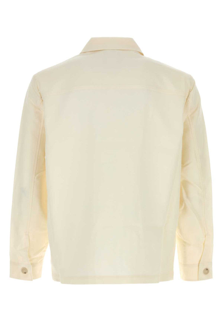 Natural Regular Solid Overshirt 2