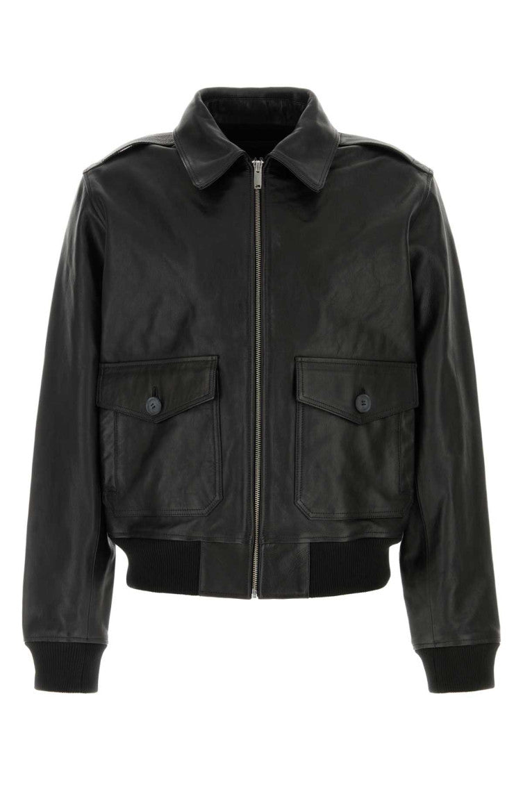 Black Regular Bomber Jacket 1