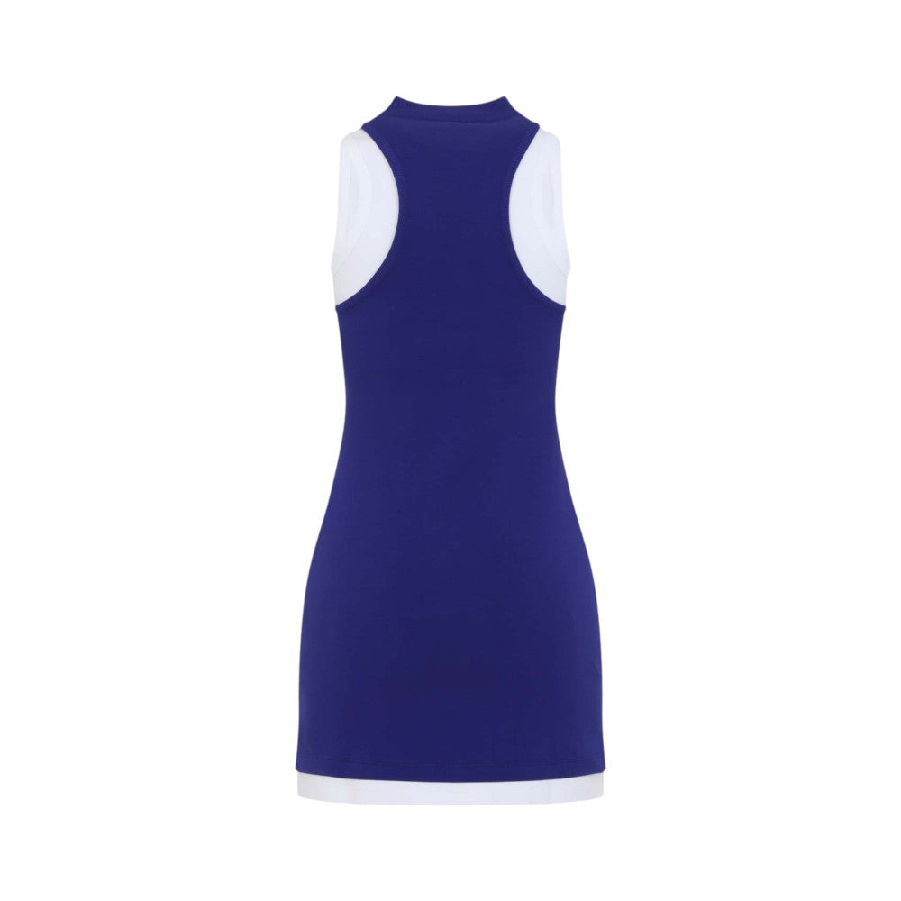 Blue Logo Crew Neck Mini Dress 2