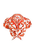 Orange Regular Printed Shirt 1