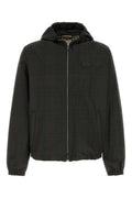 Brown Check Hood Jacket 1