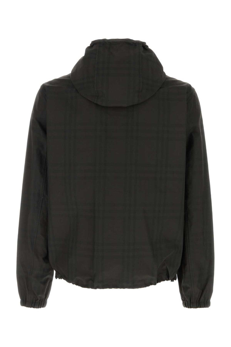 Brown Check Hood Jacket 2