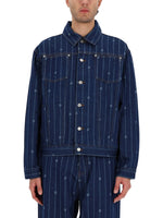 Navy Blue Stripes Jacket 1