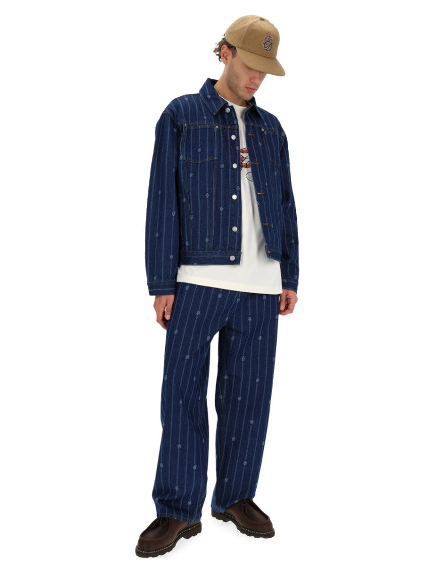 Navy Blue Stripes Jacket 2