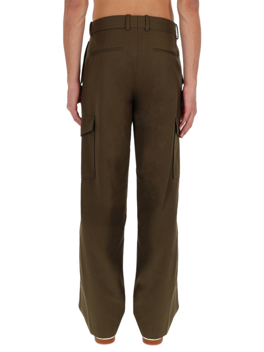 Khaki Relaxed Cargo Pants 4
