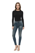 Blue Skinny High Rise Jeans 1