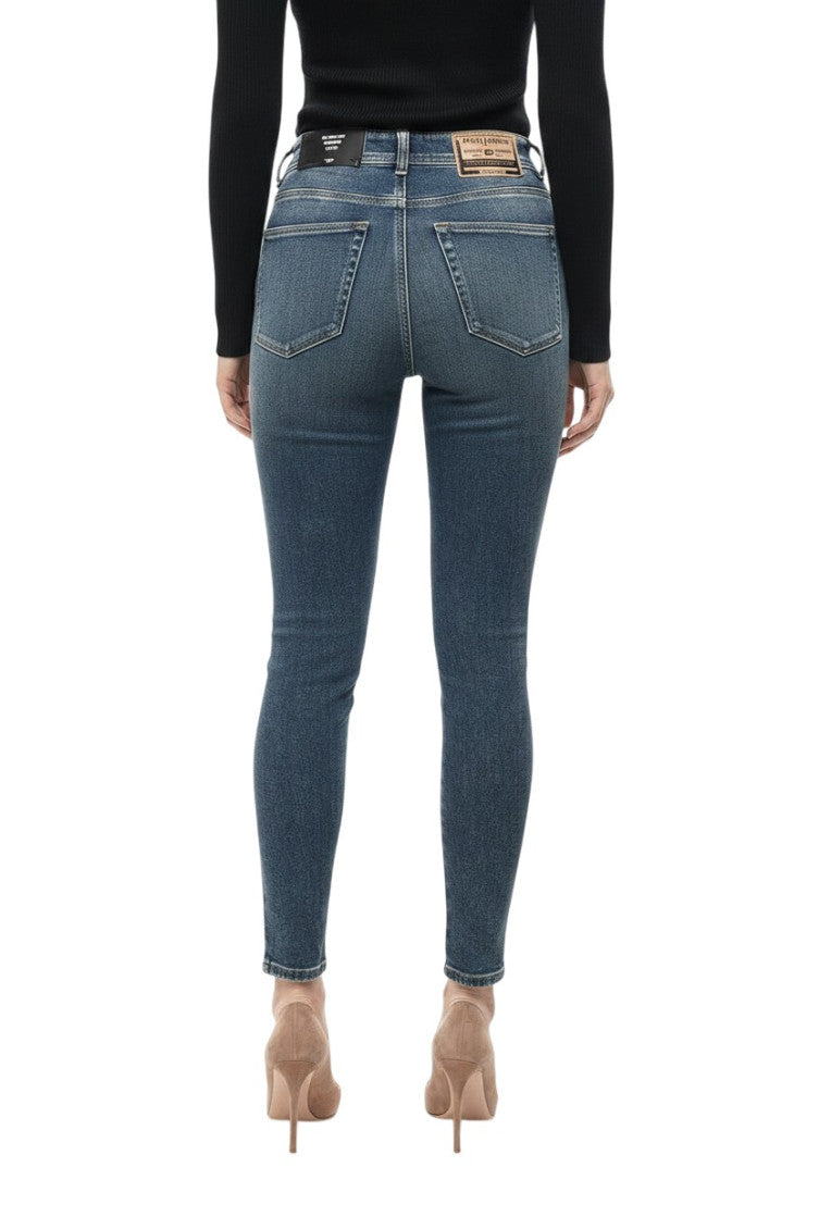Blue Skinny High Rise Jeans 2