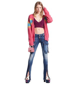 Blue Skinny Low Rise Jeans 1