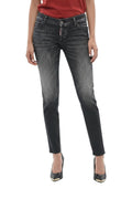 Black Skinny Mid Rise Jeans 1