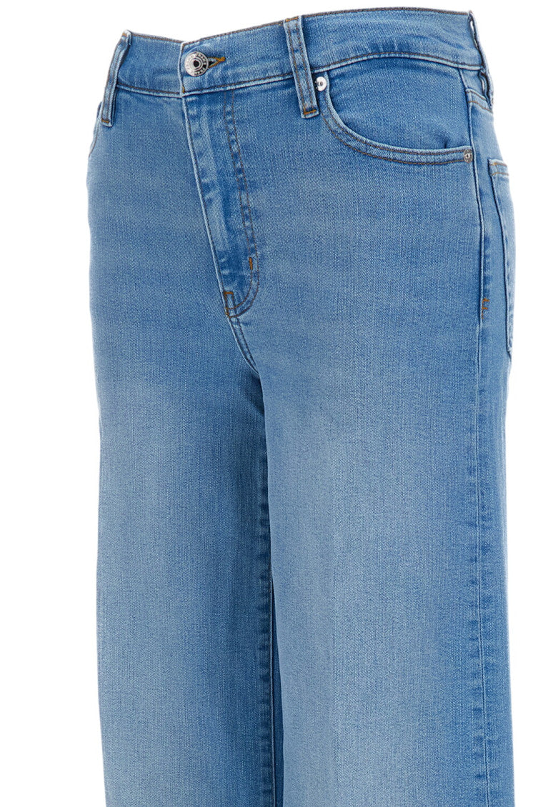 Sky Blue Regular High Rise Jeans 3