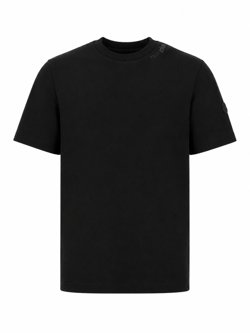 Black Crew Neck T-Shirt 1