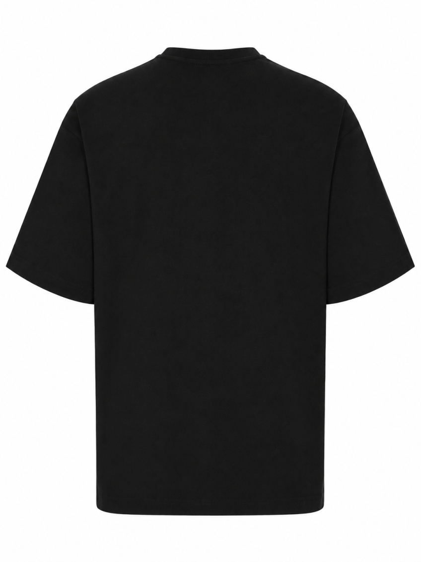 Black Crew Neck T-Shirt 2