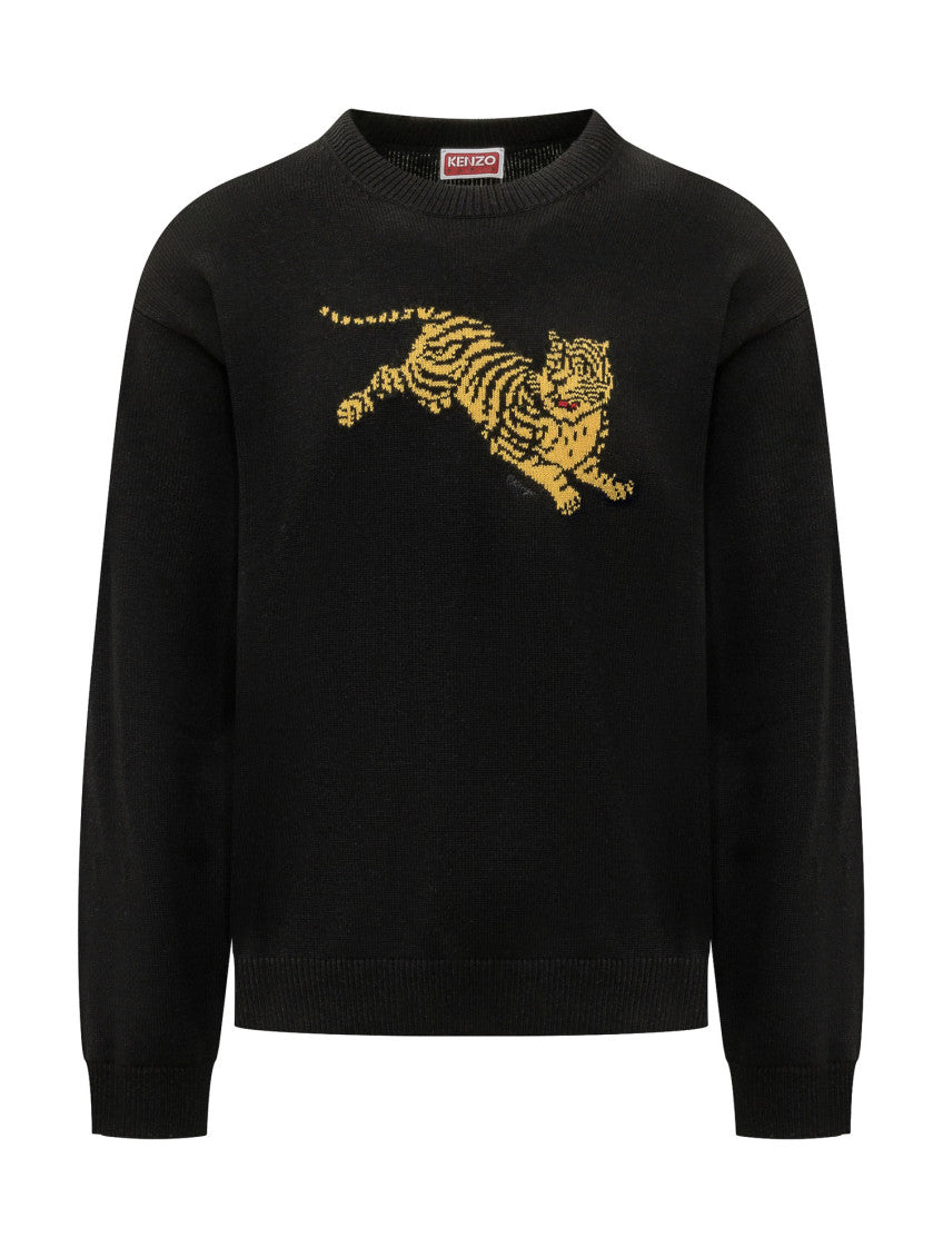 Black Crew Neck Sweater 1
