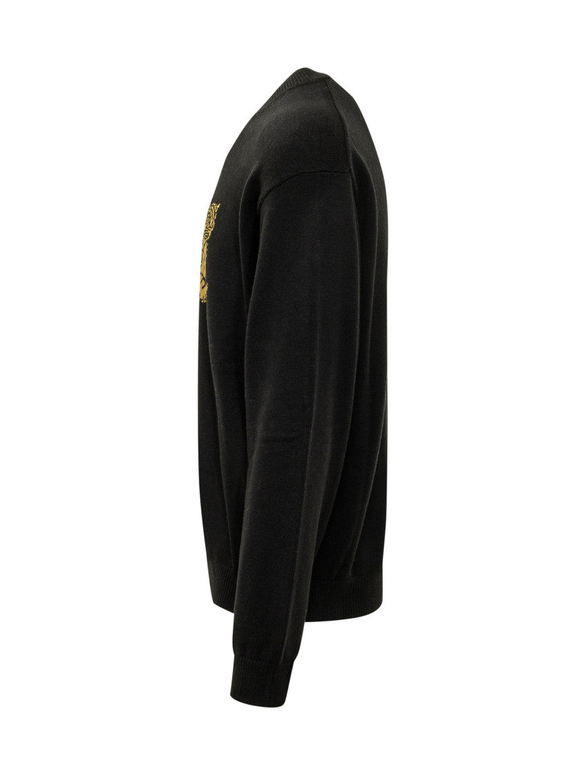 Black Crew Neck Sweater 3