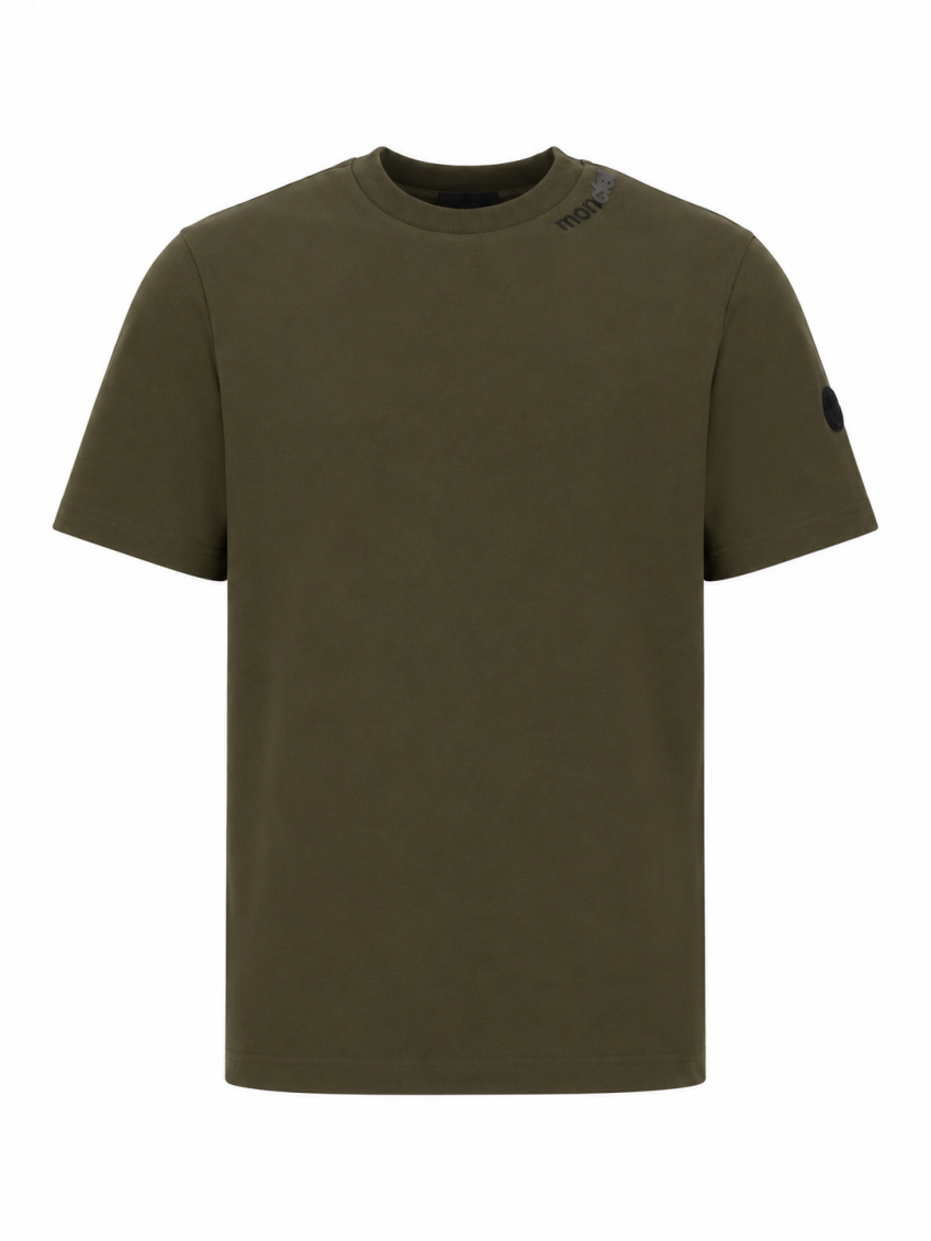 Dark Green Crew Neck T-Shirt 1