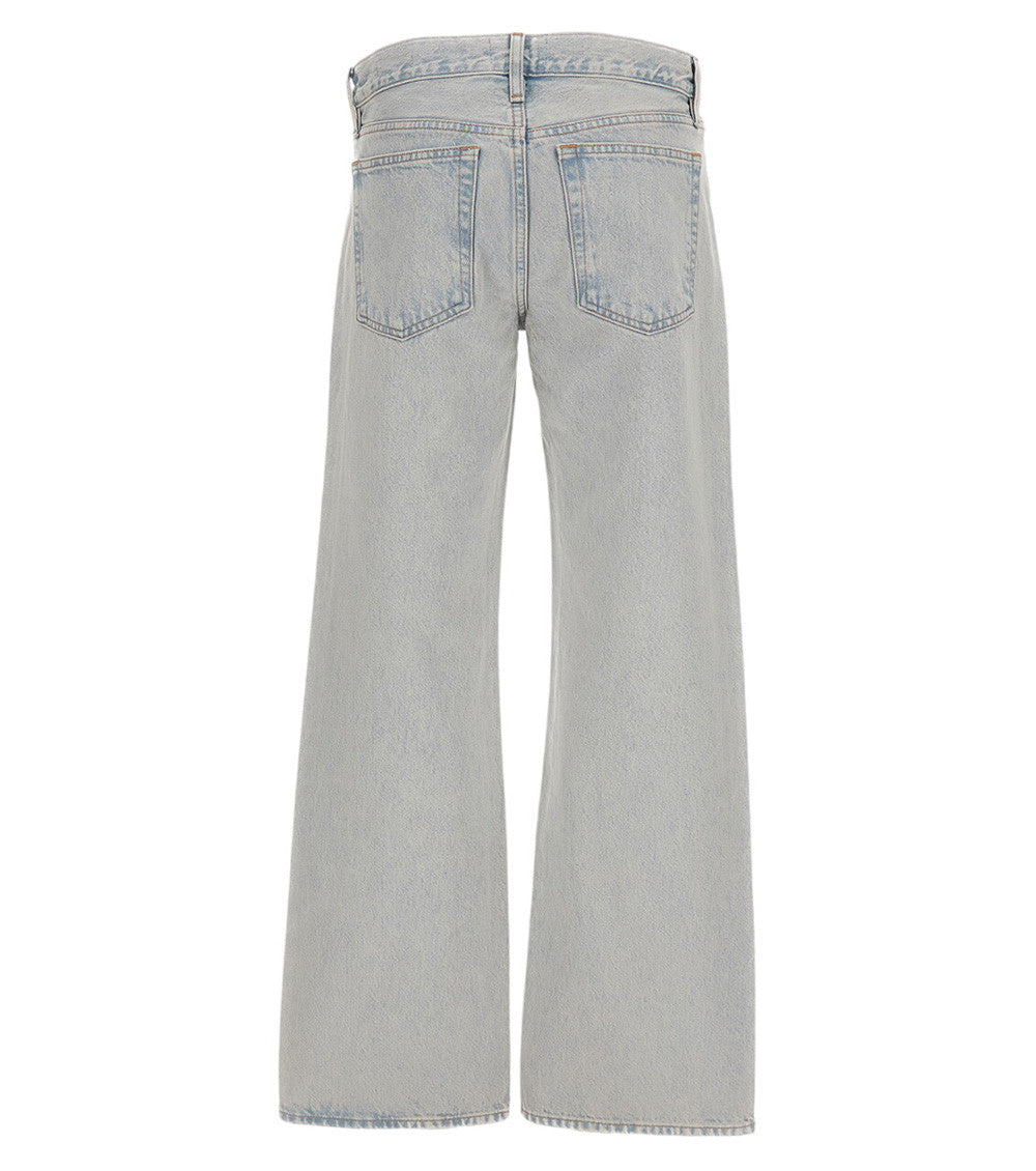 Sky Blue Straight Low Rise Jeans 2