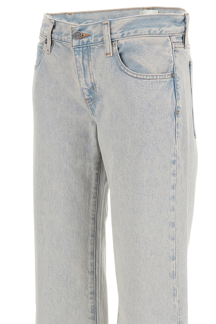 Sky Blue Straight Low Rise Jeans 3