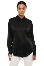 Black Relaxed Solid Shirt 1