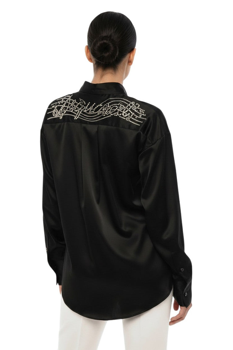 Black Relaxed Solid Shirt 2