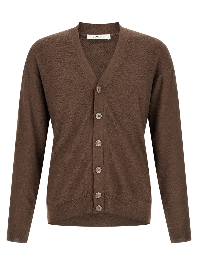 Brown Button-Up Cardigan 1