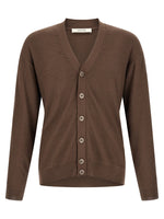Brown Button-Up Cardigan 1