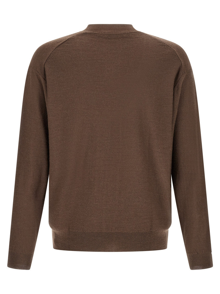 Brown Button-Up Cardigan 2