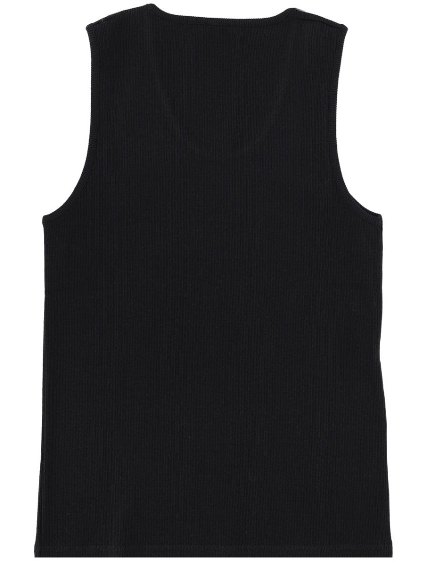 Black Knitted Tank Top 2