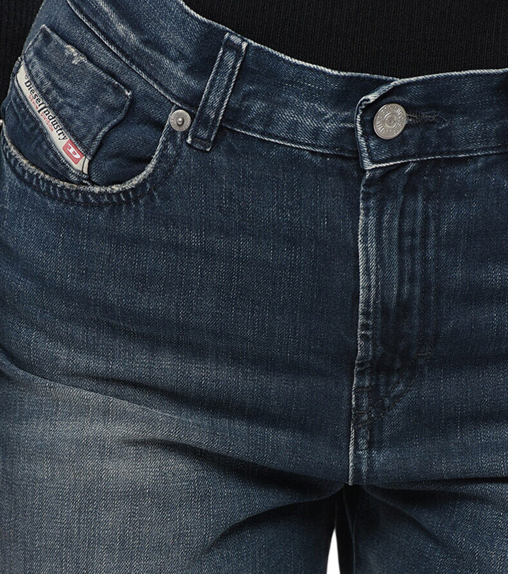 Blue Regular High Rise Jeans 3