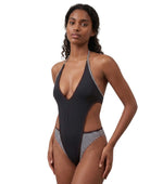 Black Stripes Swimwear 1