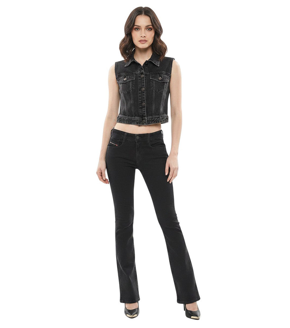 Black Slim High Rise Jeans 1