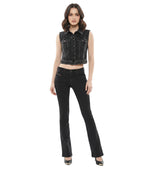 Black Slim High Rise Jeans 1