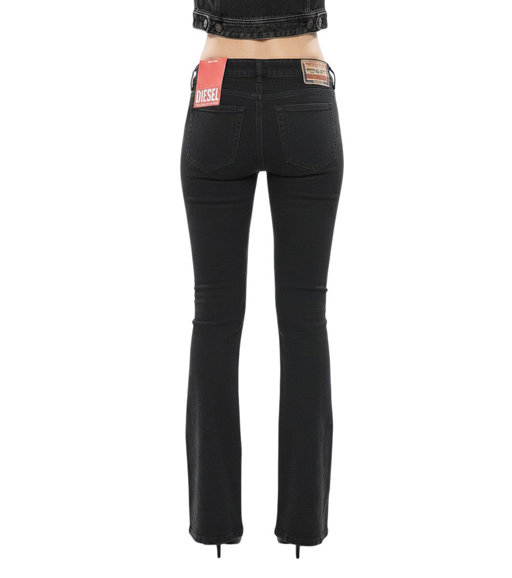 Black Slim High Rise Jeans 2