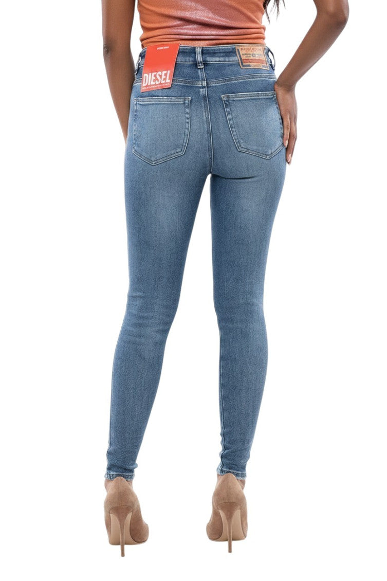 Blue Skinny High Rise Jeans 2